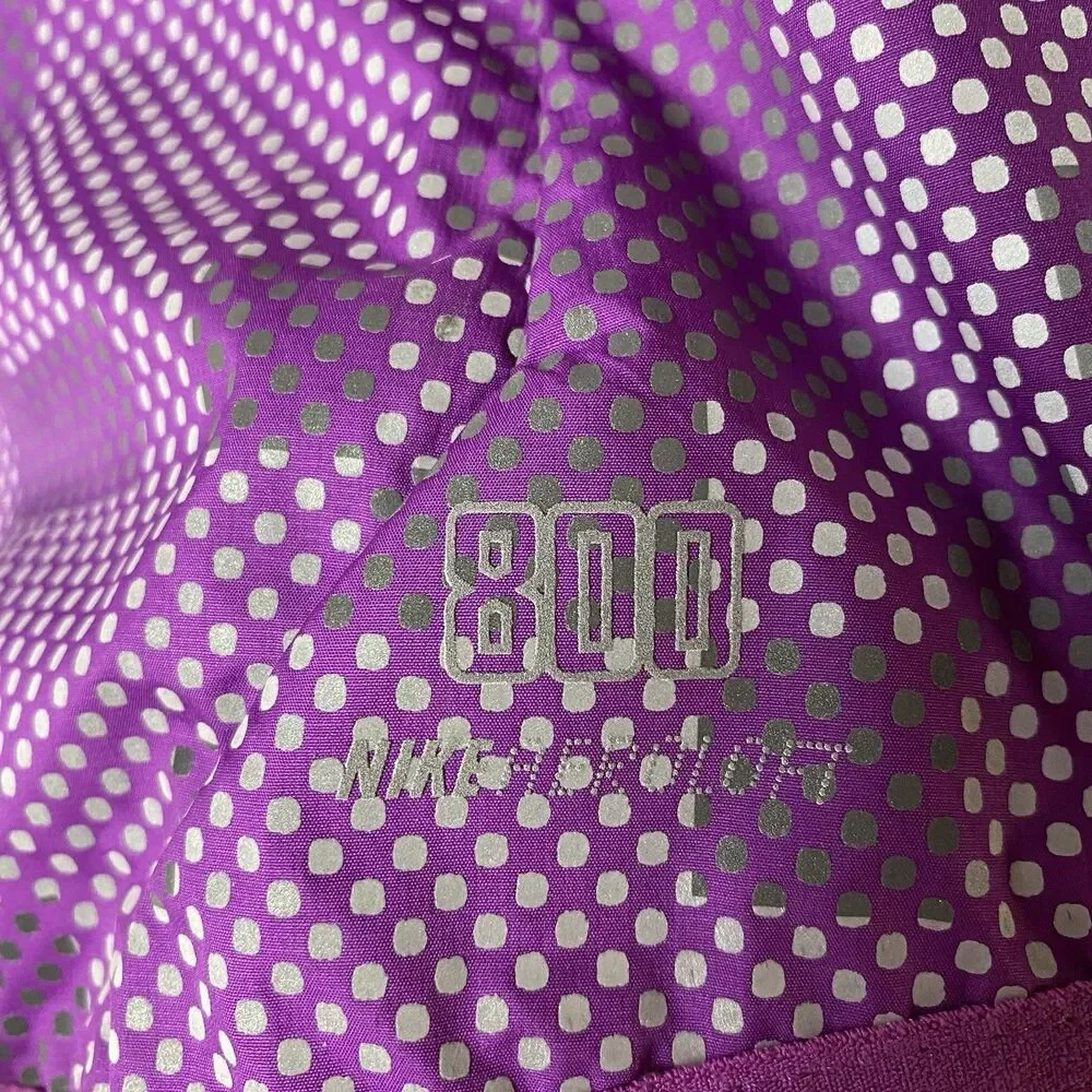 Nike Aeroloft Flash Vest Women's L Purple 800 Fill Down Running Dri-FIT 689260